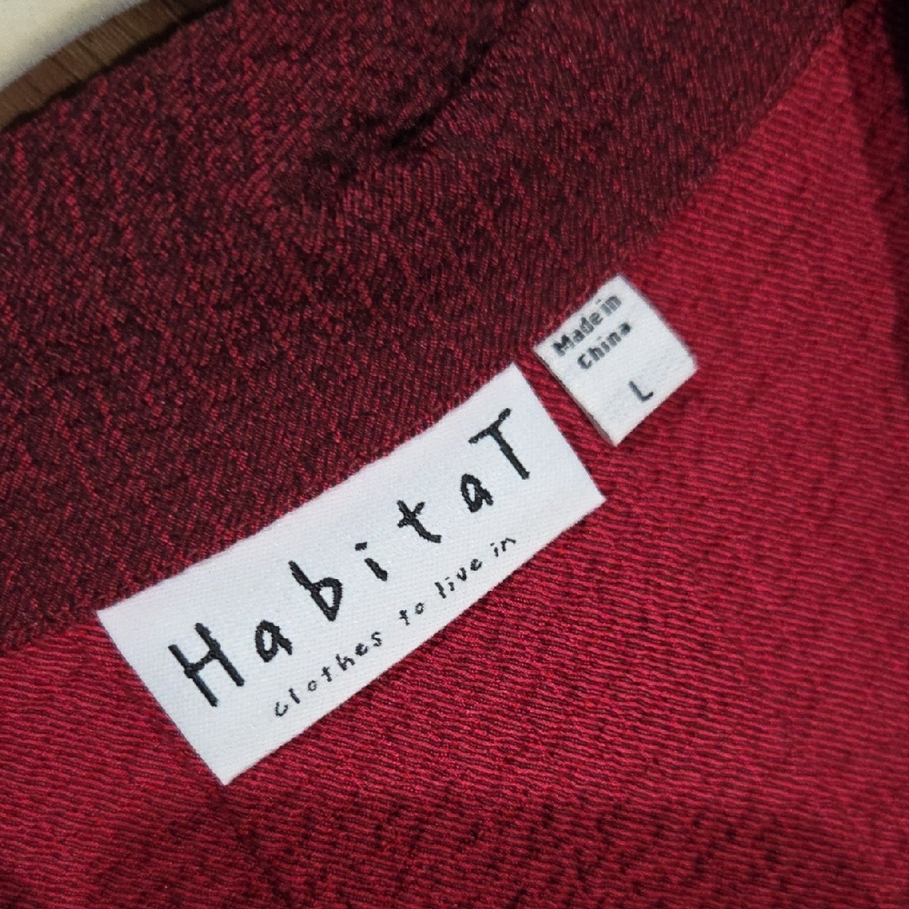 Habitat Burgundy Knit Top - Picture 2 of 9